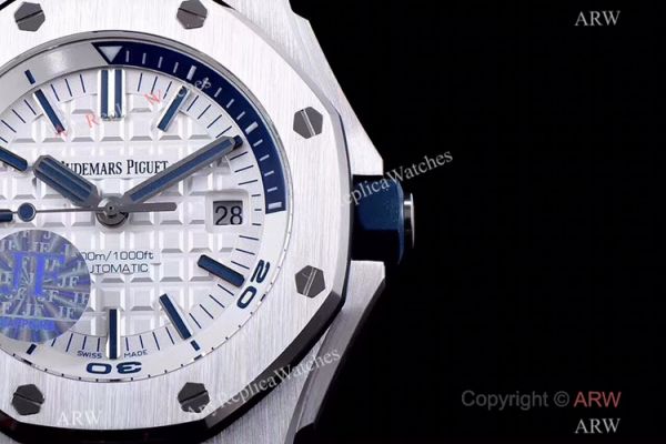JF Factory V8 1:1 Best Audemars Piguet Divers Men Watch White Dial JF Factory V8 1:1 Best Audemars Piguet Divers Men Watch White Dial