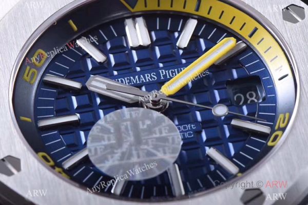 JF Factory V8 1:1 Best Audemars Piguet Divers Copy Watch Blue Dial JF Factory V8 1:1 Best Audemars Piguet Divers Copy Watch Blue Dial