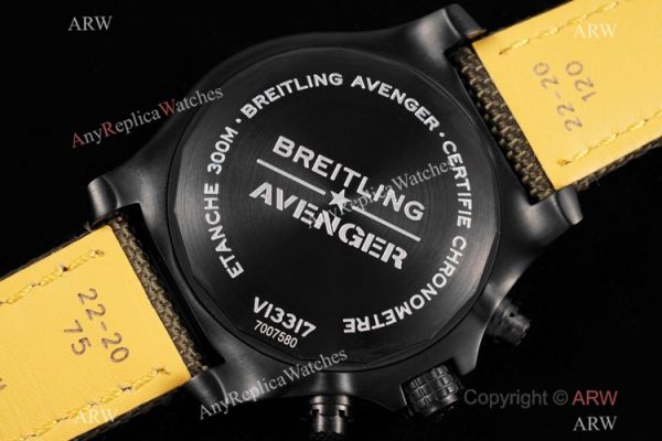 Swiss Grade Clone Breitling Super Avenger II 7750 Watch All Black Swiss Grade Clone Breitling Super Avenger II 7750 Watch All Black