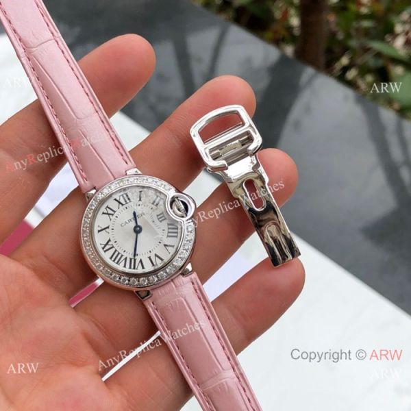 Swiss Copy Cartier Ballon Bleu 30mm Diamond Bezel Watch Swiss Quartz Movement Swiss Copy Cartier Ballon Bleu 30mm Diamond Bezel Watch Swiss Quartz Movement