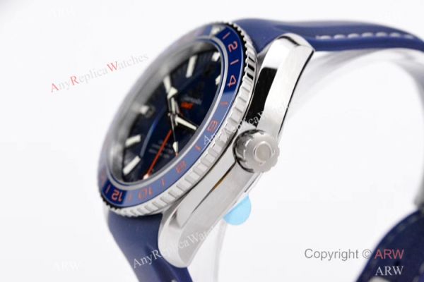 Swiss Copy Omega Seamaster Planet Ocean 600m Co-Axial GMT VSF 8605 Watch Blue Rubber Strap Swiss Copy Omega Seamaster Planet Ocean 600m Co-Axial GMT VSF 8605 Watch Blue Rubber Strap