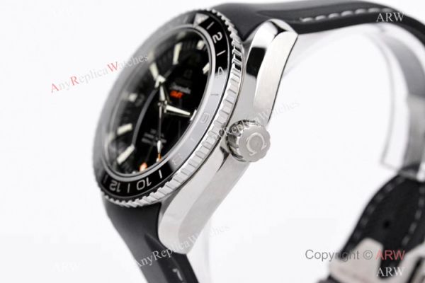 Swiss Grade Copy Omega Seamaster 600m Co-Axial GMT VS Factory 8605 Watch Black Rubber Band Swiss Grade Copy Omega Seamaster 600m Co-Axial GMT VS Factory 8605 Watch Black Rubber Band