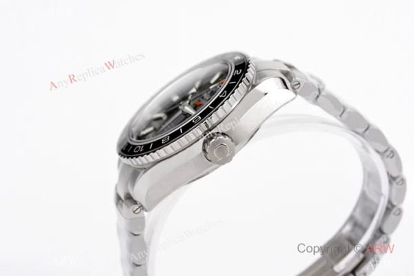 Swiss Grade Copy Omega Seamaster 600m GMT VSF 8605 Watch Stainless Steel Black Ceramic Bezel Swiss Grade Copy Omega Seamaster 600m GMT VSF 8605 Watch Stainless Steel Black Ceramic Bezel