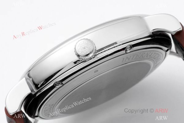 AI Factory Swiss Replica IWC Portofino Hand Wound 8 Days Moonphase Watch 45mm White Dial AI Factory Swiss Replica IWC Portofino Hand Wound 8 Days Moonphase Watch 45mm White Dial
