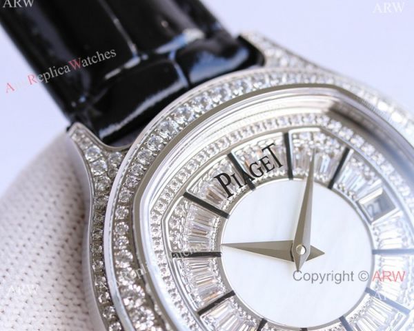 TW Factory Piaget Black-Tie Stainless Steel Diamond Watch 41mm TW Factory Piaget Black-Tie Stainless Steel Diamond Watch 41mm