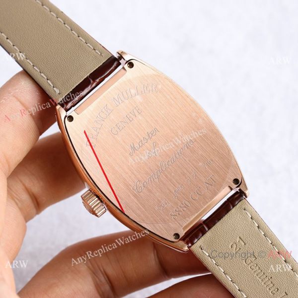 Swiss Copy Franck Muller Geneve Cintree Curvex Iced Out Watch TWF V2 version Rose Gold Swiss Copy Franck Muller Geneve Cintree Curvex Iced Out Watch TWF V2 version Rose Gold