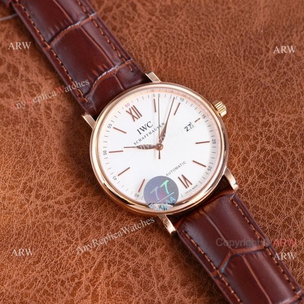 Knock-off IWC Portofino Citizen 9015 Rose Gold Case Watch Knock-off IWC Portofino Citizen 9015 Rose Gold Case Watch