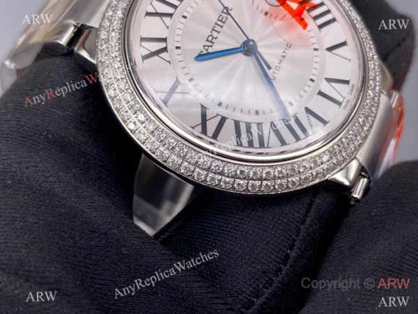 V6 Factory Swiss Copy Cartier Ballon Bleu 42MM Diamond Bezel Watch Automatic Movement V6 Factory Swiss Copy Cartier Ballon Bleu 42MM Diamond Bezel Watch Automatic Movement