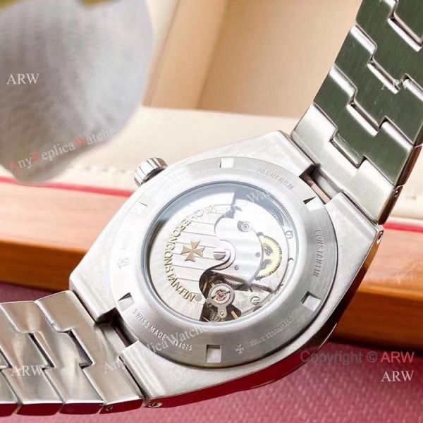 Copy Vacheron Constantin Geneve Overseas Rhodium Grey Stainless Steel Watches with No Date Copy Vacheron Constantin Geneve Overseas Rhodium Grey Stainless Steel Watches with No Date