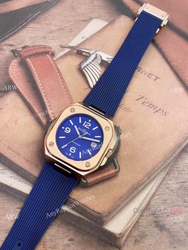 2021 New Copy Bell Ross BR05 Automatic Watch Rose Gold 42mm Mens 2021 New Copy Bell Ross BR05 Automatic Watch Rose Gold 42mm Mens