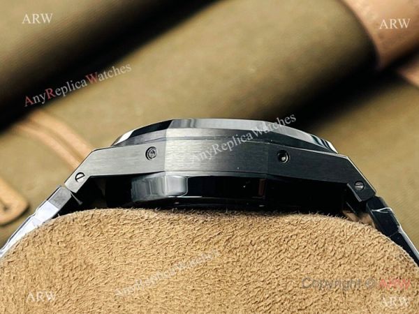 TW factory Audemars Piguet Royal Oak Blacksteel 41mm Watch Annual Calendar Face TW factory Audemars Piguet Royal Oak Blacksteel 41mm Watch Annual Calendar Face