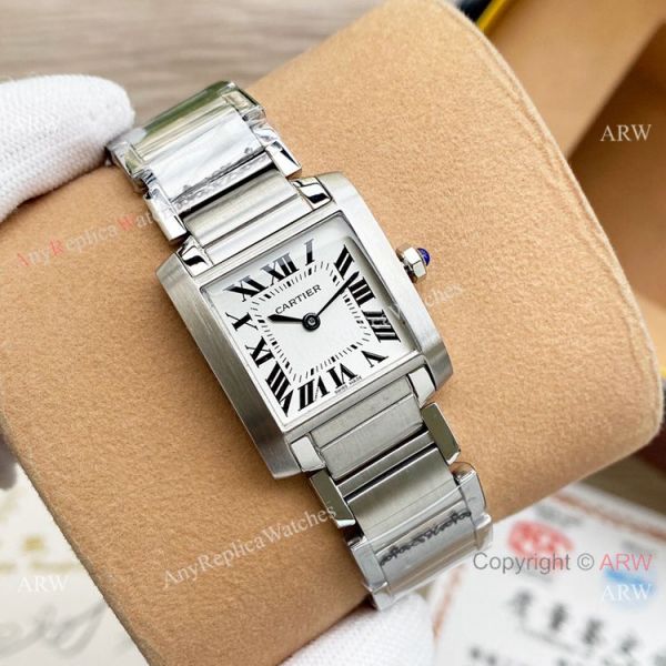 Best Copy Yellow Gold Cartier Ladies Tank Francaise Small Swiss Quartz Watch Best Copy Yellow Gold Cartier Ladies Tank Francaise Small Swiss Quartz Watch