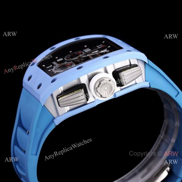 Best Replica Light Blue Richard Mille RM011-FM Baby Blue Last Edition Ceramic Watch For Men Best Replica Light Blue Richard Mille RM011-FM Baby Blue Last Edition Ceramic Watch For Men