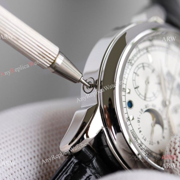 2021! Swiss Copy Patek Philippe 5270G Perpetual Calendar Chronograph JH V2 Version Watch White Dial 2021! Swiss Copy Patek Philippe 5270G Perpetual Calendar Chronograph JH V2 Version Watch White Dial