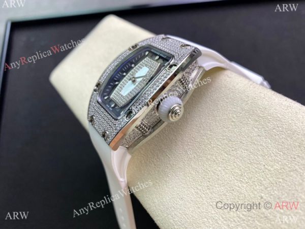 Copy Richard Mille RM07 Lady 31mm Watch Iced Out Diamond Copy Richard Mille RM07 Lady 31mm Watch Iced Out Diamond