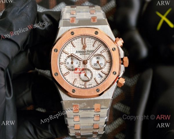 Knockoff Audemars Piguet Royal Oak 42mm Watch 2-Tone Rose Gold Chronograph Knockoff Audemars Piguet Royal Oak 42mm Watch 2-Tone Rose Gold Chronograph