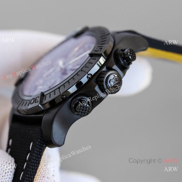 JH Factory Copy Breitling Avenger Chronograph 7750 Watch Black Case Nato Strap JH Factory Copy Breitling Avenger Chronograph 7750 Watch Black Case Nato Strap