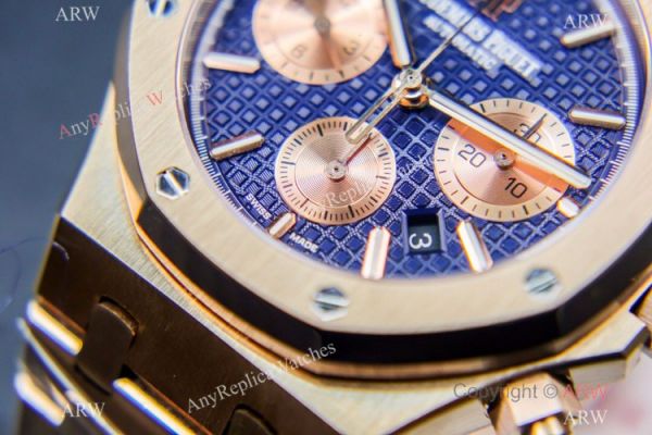 Grade 1A Swiss Copy Audemars Piguet Royal Oak Chronograph Watch ETA7750 Rose Gold Subdials Grade 1A Swiss Copy Audemars Piguet Royal Oak Chronograph Watch ETA7750 Rose Gold Subdials