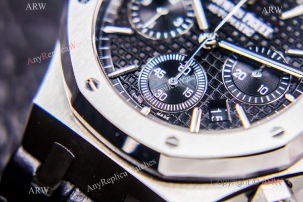 Grade 1A Swiss Copy Audemars Piguet Royal Oak ETA7750 Black Chronograph Watch 41mm for Men Grade 1A Swiss Copy Audemars Piguet Royal Oak ETA7750 Black Chronograph Watch 41mm for Men
