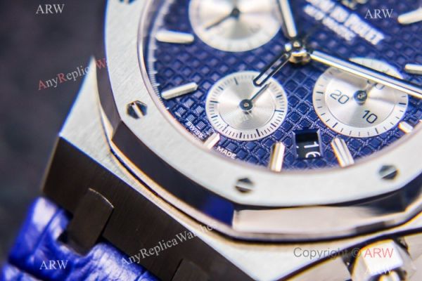 Grade 1A Swiss Copy Audemars Piguet Royal Oak Chrono ETA 7750 Watch 41mm SS Blue Dial Grade 1A Swiss Copy Audemars Piguet Royal Oak Chrono ETA 7750 Watch 41mm SS Blue Dial