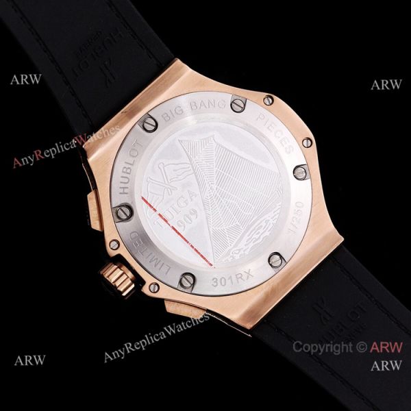 Japan Grade Copy Hublot Big Bang VK Chronograph Watch Rose Gold Black Dial Japan Grade Copy Hublot Big Bang VK Chronograph Watch Rose Gold Black Dial