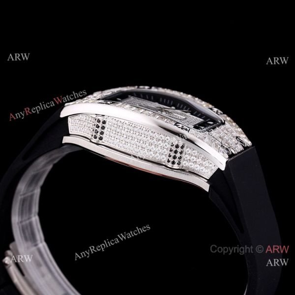 Swiss Quality Richard Mille RM 007-01 Iced Out Diamond Watch Women Size Swiss Quality Richard Mille RM 007-01 Iced Out Diamond Watch Women Size