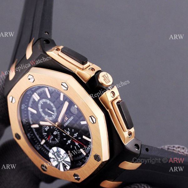 JF 1:1 Swiss Audemars Piguet AP Royal Oak Offshore 26406FR Black and Rose Gold Watch Super Clone JF 1:1 Swiss Audemars Piguet AP Royal Oak Offshore 26406FR Black and Rose Gold Watch Super Clone