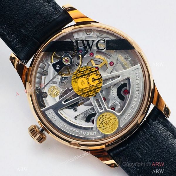ZF Factory V2 IWC Portugieser Automatic 7 Days Luxury Replica Watch Yellow Gold ZF Factory V2 IWC Portugieser Automatic 7 Days Luxury Replica Watch Yellow Gold