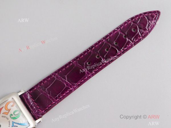2021 New Franck Muller Long Island 952QZ Purple Leather Strap Franck Muller 1:1 Copy Watch 2021 New Franck Muller Long Island 952QZ Purple Leather Strap Franck Muller 1:1 Copy Watch