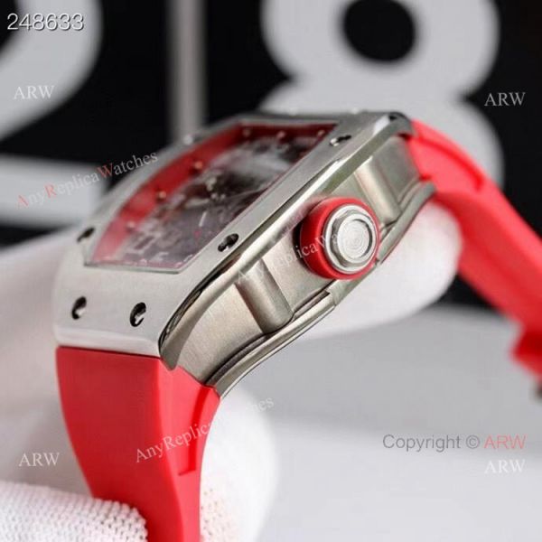 Knockoff Richard Mille RM 030 Rose Gold Watch Black Rubber Strap Knockoff Richard Mille RM 030 Rose Gold Watch Black Rubber Strap