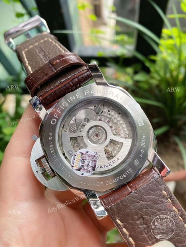 New Panerai 2021 Copy Panerai Green Dial Marina Watch 44mm Green Leather Strap New Panerai 2021 Copy Panerai Green Dial Marina Watch 44mm Green Leather Strap