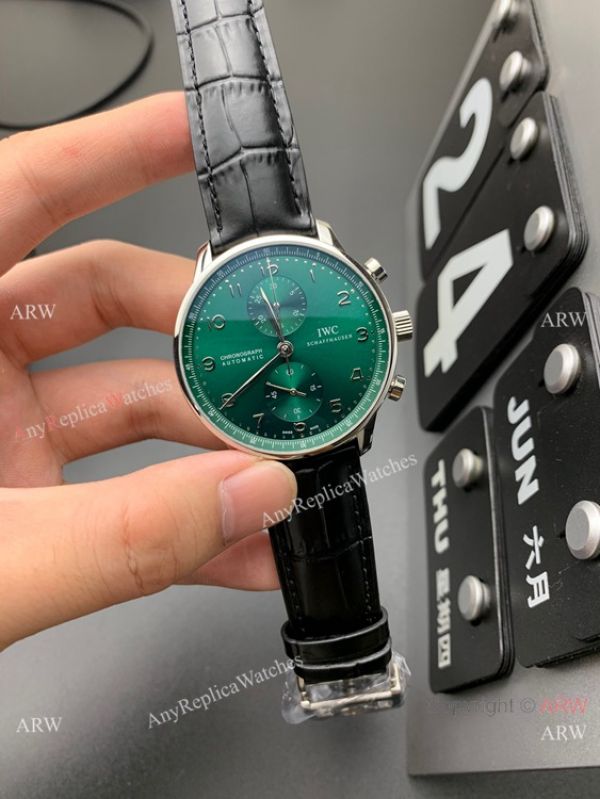 YL Fatcory Swiss Replica IWC Portugieser Green Dial 7750 Watch YL Fatcory Swiss Replica IWC Portugieser Green Dial 7750 Watch