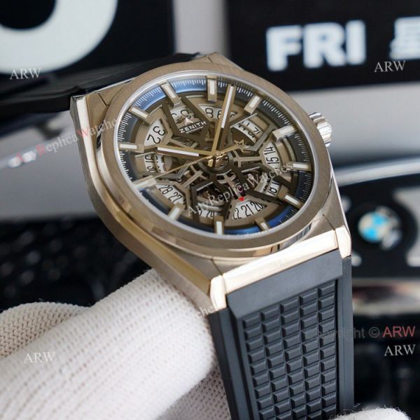 Best Zenith Defy Classic Skeleton Dial Black Rubber Strap 41mm High Copy Watch Swiss Grade Best Zenith Defy Classic Skeleton Dial Black Rubber Strap 41mm High Copy Watch Swiss Grade