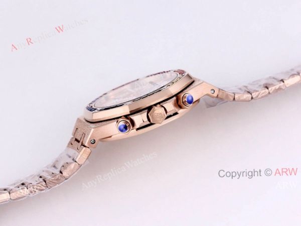 New Frosted Audemars Piguet Rose Gold Royal Oak 41mm Rainbow Diamond Watch Replica New Frosted Audemars Piguet Rose Gold Royal Oak 41mm Rainbow Diamond Watch Replica