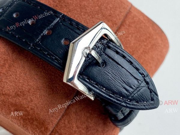 Swiss Grade Patek Philippe Classic Watch Mens Black Dial Black Leater Strap Replica Swiss Grade Patek Philippe Classic Watch Mens Black Dial Black Leater Strap Replica