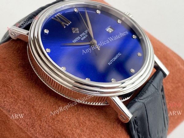 Patek Philippe Calatrava Classic Watch Mens Green Dial Automatic Replica Watch Patek Philippe Calatrava Classic Watch Mens Green Dial Automatic Replica Watch