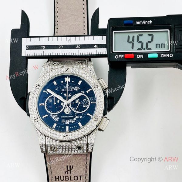 Iced Out Hublot Classic Fusion Chronograph Copy Watches Iced Out Hublot Classic Fusion Chronograph Copy Watches