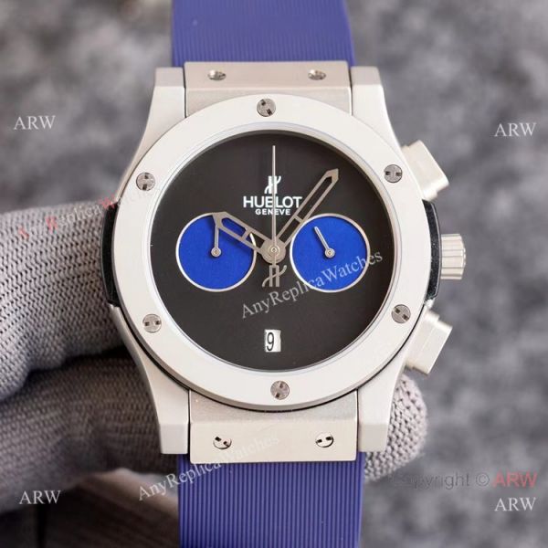 2021 New Copy Hublot Classic Fusion 43mm Watch Onyx Dial Green Subdials 2021 New Copy Hublot Classic Fusion 43mm Watch Onyx Dial Green Subdials