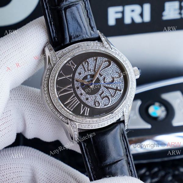 Swiss Quality Replica Ladies Audemars Piguet Millenary 77303bc Automatic Watch With Diamonds Swiss Quality Replica Ladies Audemars Piguet Millenary 77303bc Automatic Watch With Diamonds