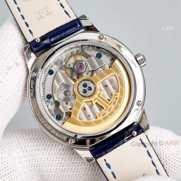 Best Copy White Face Jaeger Lecoultre Rendez-Vous Ladies Watch With Diamonds Blue Leather Strap Best Copy White Face Jaeger Lecoultre Rendez-Vous Ladies Watch With Diamonds Blue Leather Strap