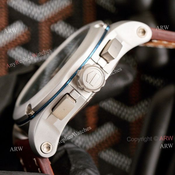 New Tag Heuer Carrera MP4-12C Chronograph Watch Black Dial Brown Leather Strap New Tag Heuer Carrera MP4-12C Chronograph Watch Black Dial Brown Leather Strap