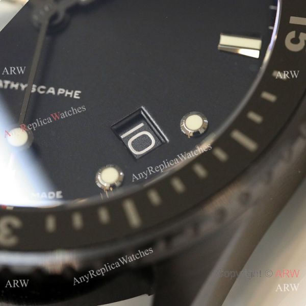 Swiss Grade Replica Blancpain Fifty Fathoms Bathyscaphe GF Factory Cal.1315 Watch All Black Swiss Grade Replica Blancpain Fifty Fathoms Bathyscaphe GF Factory Cal.1315 Watch All Black
