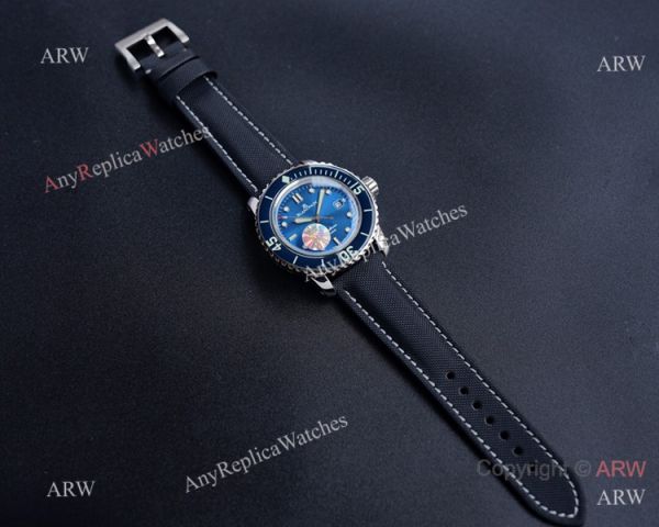 JH Replica Blancpain Fifty Fathoms Swiss Watch Bucherer Blue Dial Blue Bezel JH Replica Blancpain Fifty Fathoms Swiss Watch Bucherer Blue Dial Blue Bezel