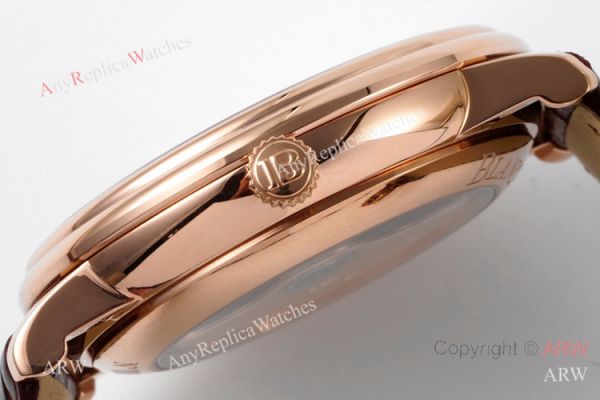 New Swiss Grade Blancpain Villeret Gmt Date 6662-1127-55 Rose Gold Watch 40mm New Swiss Grade Blancpain Villeret Gmt Date 6662-1127-55 Rose Gold Watch 40mm