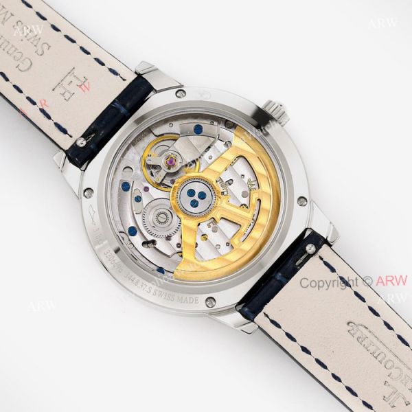 (GF) Swiss Replica Jaeger Lecoultre Moonphase Watch Blue Dial With Diamond Bezel (GF) Swiss Replica Jaeger Lecoultre Moonphase Watch Blue Dial With Diamond Bezel