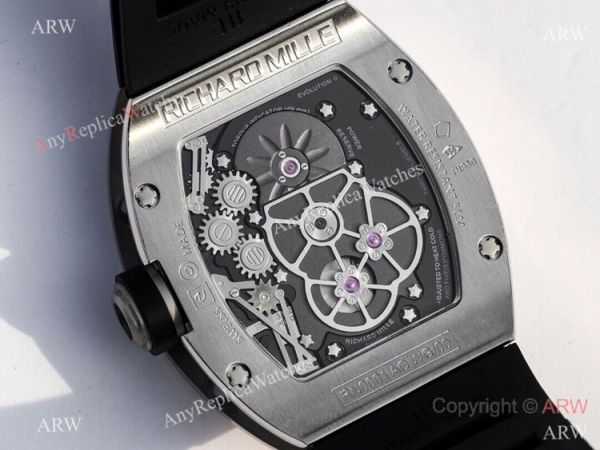 Super Clone Richard Mille RM001 Real Tourbillon JB Factory Stainless Steel Watch Super Clone Richard Mille RM001 Real Tourbillon JB Factory Stainless Steel Watch