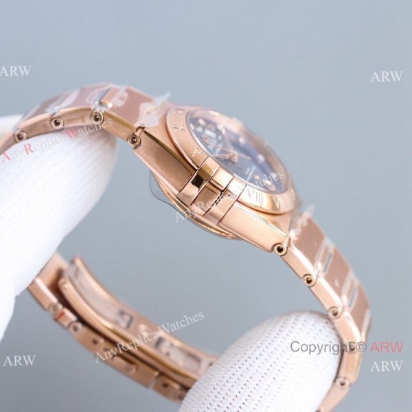 Swiss Copy Omega Constellation 8700 Automatic Watch 29mm Rose Gold New Face Swiss Copy Omega Constellation 8700 Automatic Watch 29mm Rose Gold New Face