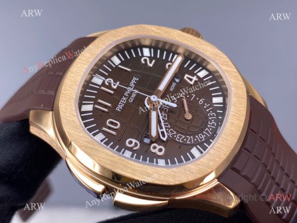 ZF Factory Patek Philippe Aquanaut 5164A Men Watch Rose Gold Chocolate Dial 40.8mm ZF Factory Patek Philippe Aquanaut 5164A Men Watch Rose Gold Chocolate Dial 40.8mm