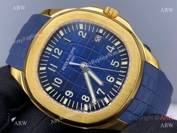 ZF Factory Patek Philippe Aquanaut 5168G Cal.324 Watch Yellow Gold and Blue ZF Factory Patek Philippe Aquanaut 5168G Cal.324 Watch Yellow Gold and Blue