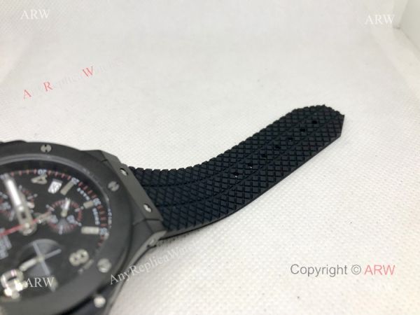 Best Copy Hublot Big Bang Chronograph Watch Red Markers Black Case Best Copy Hublot Big Bang Chronograph Watch Red Markers Black Case